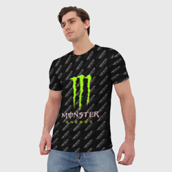 Мужская футболка 3D Monster energy - фото 2