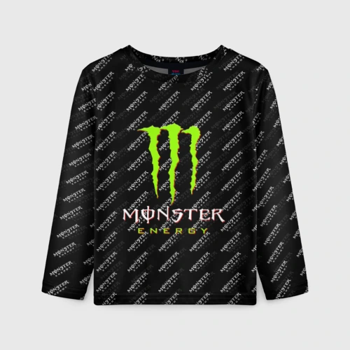 Детский лонгслив 3D Monster energy