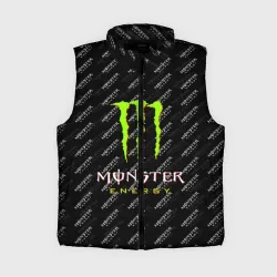 Женский жилет утепленный 3D Monster energy