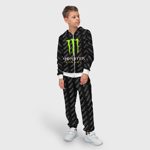 Детский костюм 3D Monster energy, цвет белый - фото 3