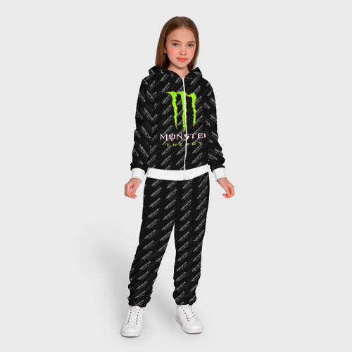 Детский костюм 3D Monster energy, цвет белый - фото 5