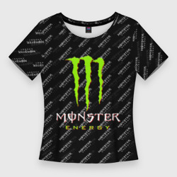 Женская футболка 3D Slim Monster energy