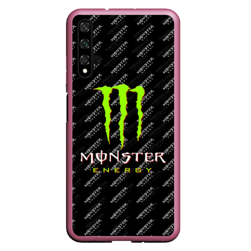 Чехол для Honor 20 Monster energy, цвет малиновый