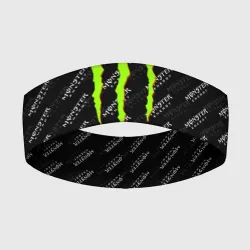 Повязка на голову 3D Monster energy