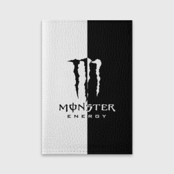 Обложка для паспорта матовая кожа Monster energy