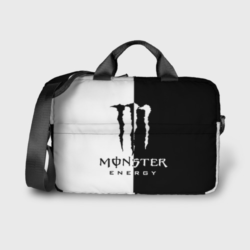 Сумка для ноутбука 3D Monster energy, цвет 3D печать