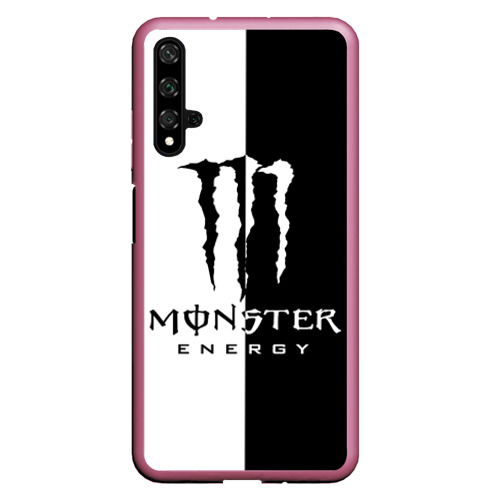 Чехол для Honor 20 Monster energy, цвет малиновый