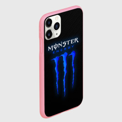 Чехол для iPhone 11 Pro Max матовый Blue monster energy - фото 2