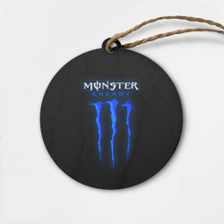 Деревянная игрушка круг Blue monster energy