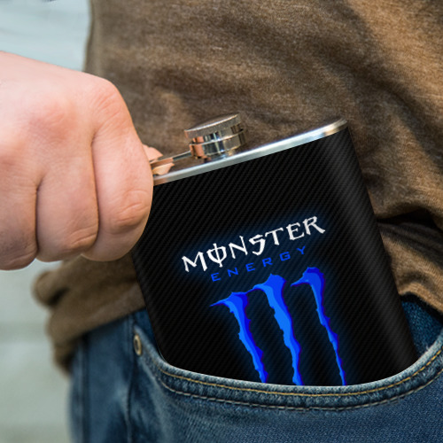 Фляга Blue monster energy - фото 4