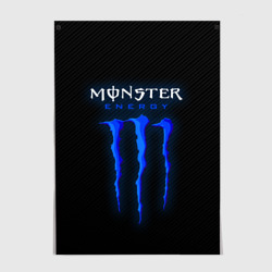 Постер Blue monster energy