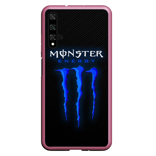 Чехол для Honor 20 Blue monster energy, цвет малиновый