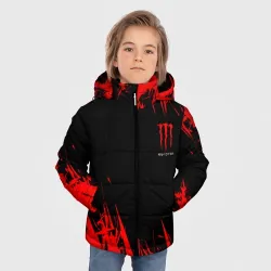 Зимняя куртка для мальчиков 3D Monster energy - фото 2