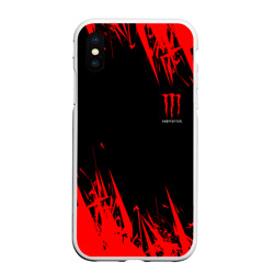 Чехол для iPhone XS Max матовый Monster energy