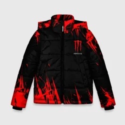 Зимняя куртка для мальчиков 3D Monster energy