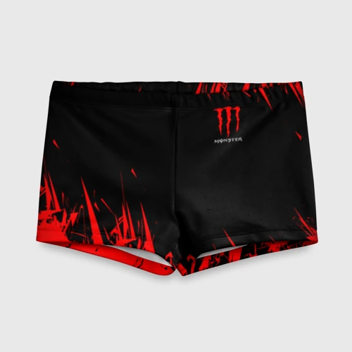 Детские купальные плавки 3D Monster energy