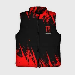 Женский жилет утепленный 3D Monster energy