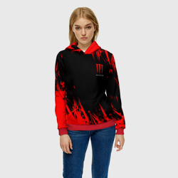 Женская толстовка 3D Monster energy - фото 2