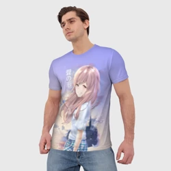 Мужская футболка 3D Silent Voice - фото 2