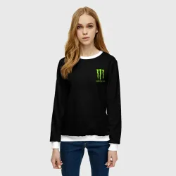 Женский свитшот 3D Monster energy +спина - фото 2