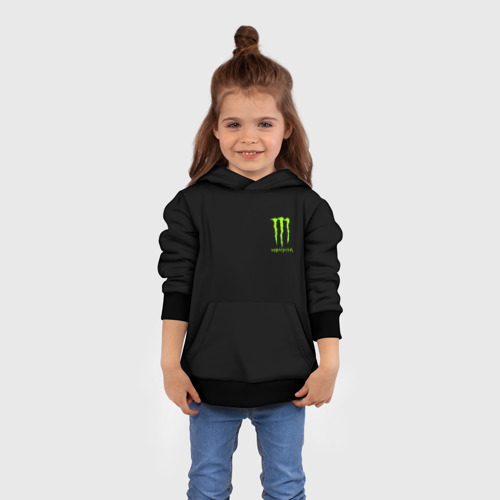 Детская толстовка 3D Monster energy +спина, цвет черный - фото 4