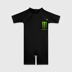 Детский купальный костюм 3D Monster energy +спина