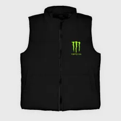 Мужской жилет утепленный 3D Monster energy +спина