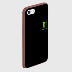 Чехол для iPhone 5/5S матовый Monster energy +спина - фото 2