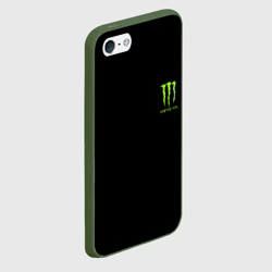 Чехол для iPhone 5/5S матовый Monster energy +спина - фото 2
