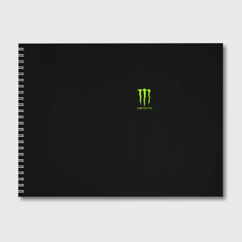 Альбом для рисования Monster energy +спина