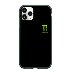 Чехол для iPhone 11 Pro матовый Monster energy +спина