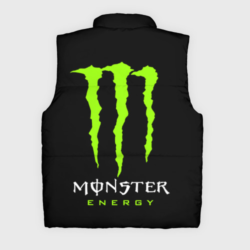 Мужской жилет утепленный 3D Monster energy +спина, цвет черный - фото 2