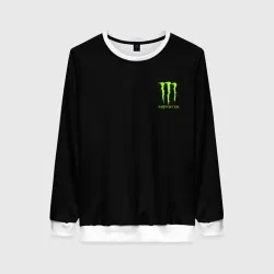 Женский свитшот 3D Monster energy +спина