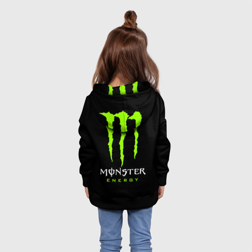 Детская толстовка 3D Monster energy +спина, цвет черный - фото 5