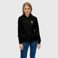 Женская толстовка 3D Monster energy +спина - фото 2