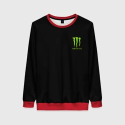 Женский свитшот 3D Monster energy +спина