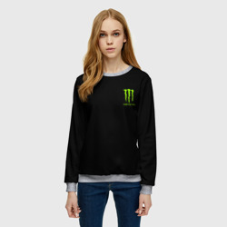 Женский свитшот 3D Monster energy +спина - фото 2