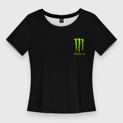 Женская футболка 3D Slim Monster energy +спина