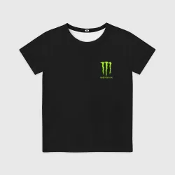 Детская футболка 3D Monster energy +спина