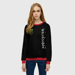 Женский свитшот 3D Monster energy - фото 2