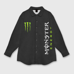 Женская рубашка oversize 3D Monster energy