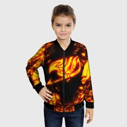 Детский бомбер 3D Огненный символ Хвост Феи - фото 2