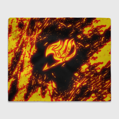 Плед 3D с принтом Огненный символ Хвост Феи, вид спереди #2