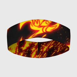 Повязка на голову 3D Огненный символ Хвост Феи