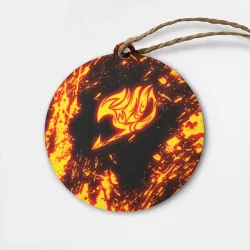 Деревянная игрушка круг Огненный символ Хвост Феи