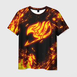 Мужская футболка 3D Огненный символ Хвост Феи