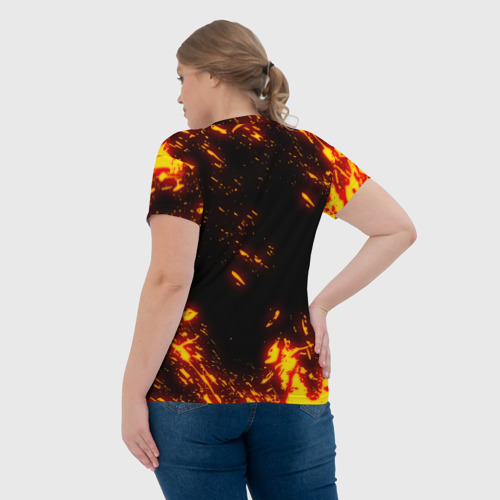 Женская футболка 3D с принтом FAIRY TAIL, вид сзади #2