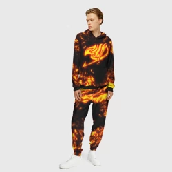 Мужской костюм с толстовкой 3D Огненный символ Хвост Феи - фото 2
