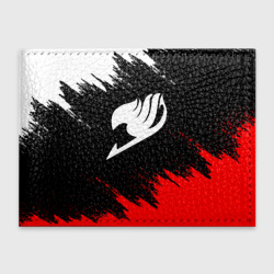 Обложка для студенческого билета Красн-черно-белый Хвост Феи