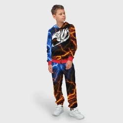 Детский костюм 3D Голубые молнии - фото 2